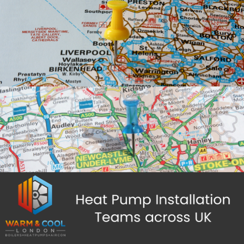Heat pump Installation teams across the UK