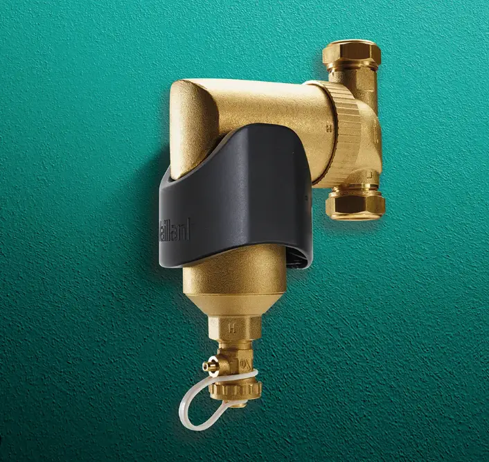 Vaillant boiler filter installed in London house