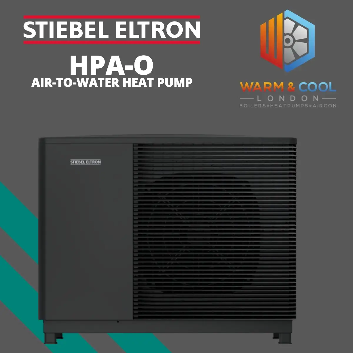 Stiebel Eltron HPA-O air source heat pump installed by Warm & Cool London